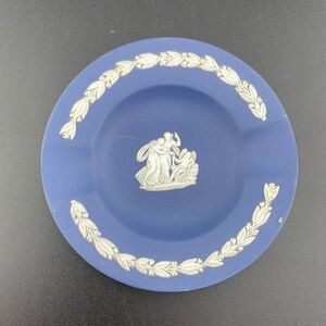 Dark Blue 3.75 Round Wedgewood Decorative Dish